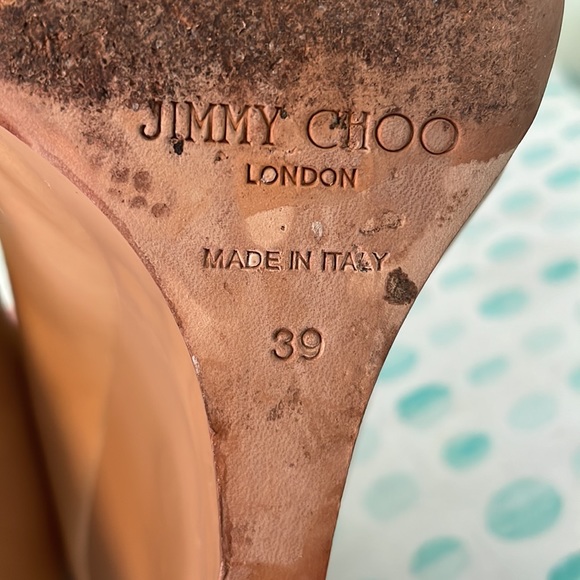 ***NEED GONE ASAP***Jimmy Choo patent leather peep toe wedges size 39 - Picture 10 of 10